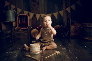 photographe anniversaire avec gateau