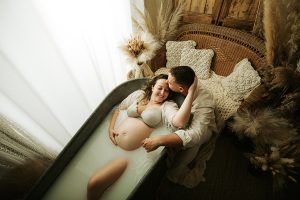 séance photos grossesse bain de lait bohème (6)